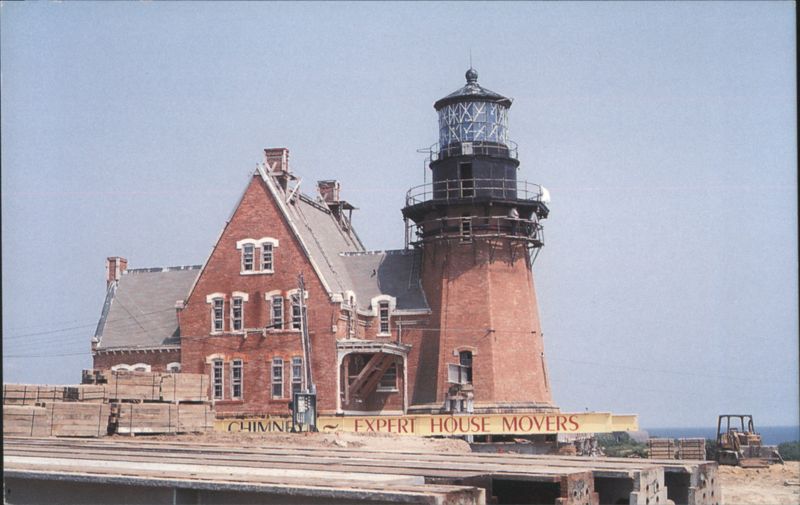 Moving Southeast Light, Block Island, RI Rhode Island
