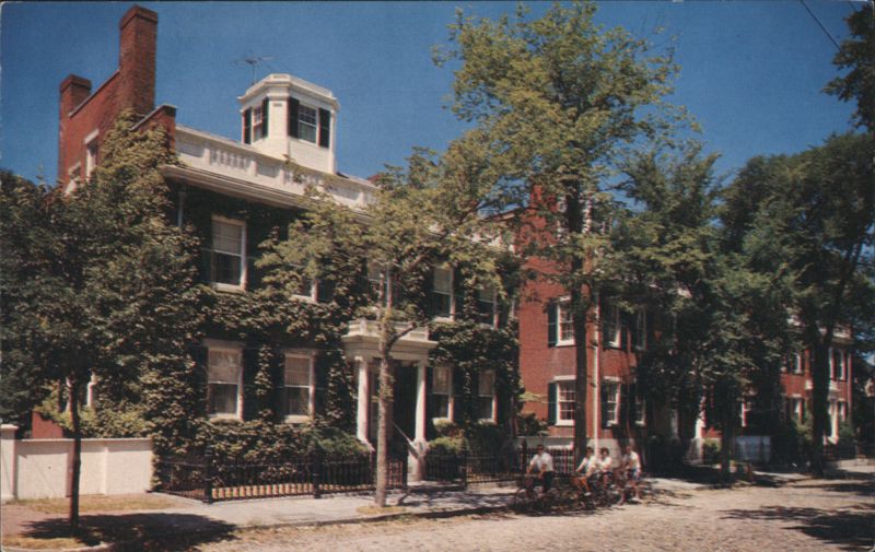 The 'Three Bricks', The Starbuck Houses, Nantucket Massachusetts