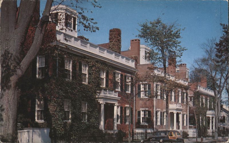 The Three Bricks or The Starbuck Houses, Nantucket, MA Massachusetts