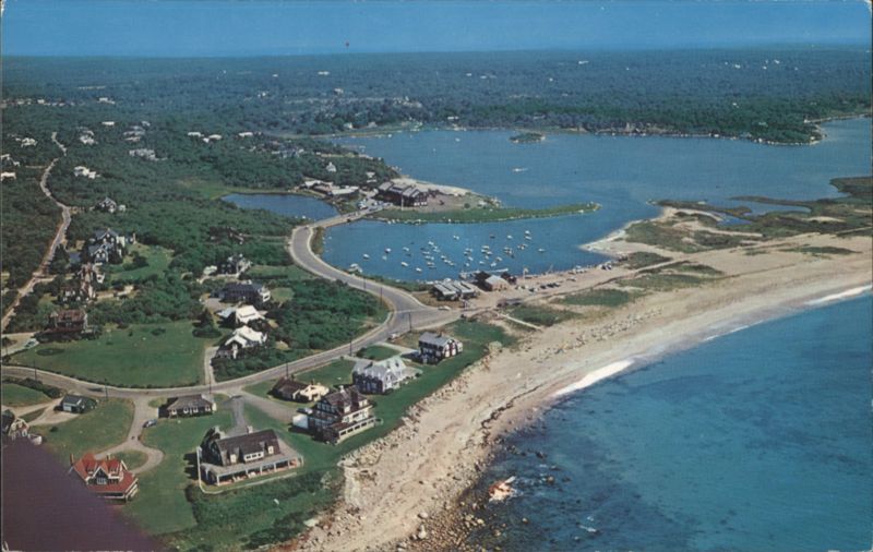 Aerial View of Weekapaug, Rhode Island