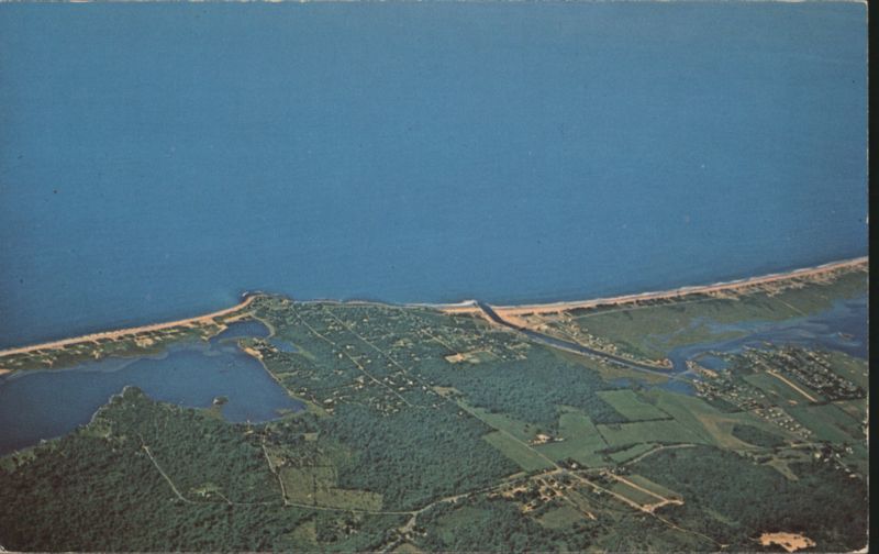 Air View of Weekapaug and Misquamicut, R. I. Rhode Island