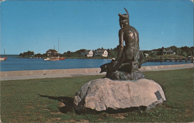 Statue of Chief Ninigret, Watch Hill, RI Rhode Island