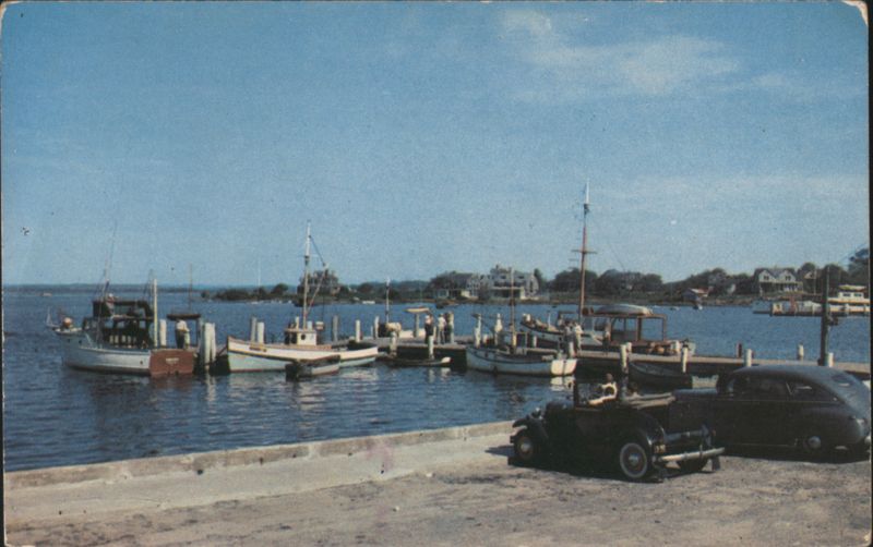 Charter Fishing Boats, Little Narragansett Bay, Watch Hill, RI Rhode Island