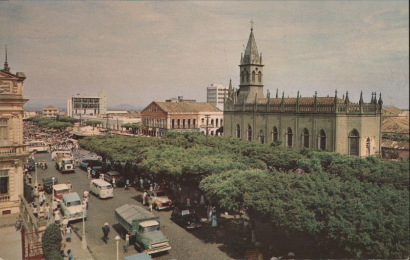 Matriz Square and Church, Feira de Santana, Bahia, Brazil