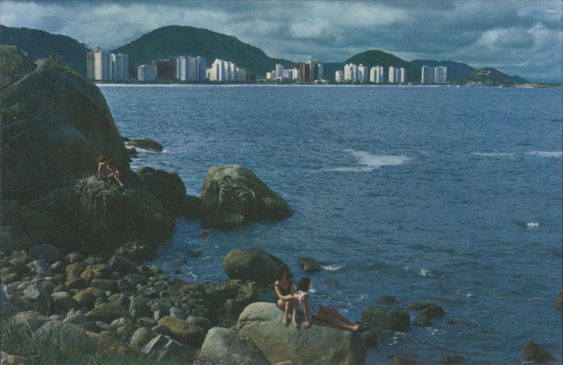 Vista Parcial of Guarujá, São Paulo Brazil