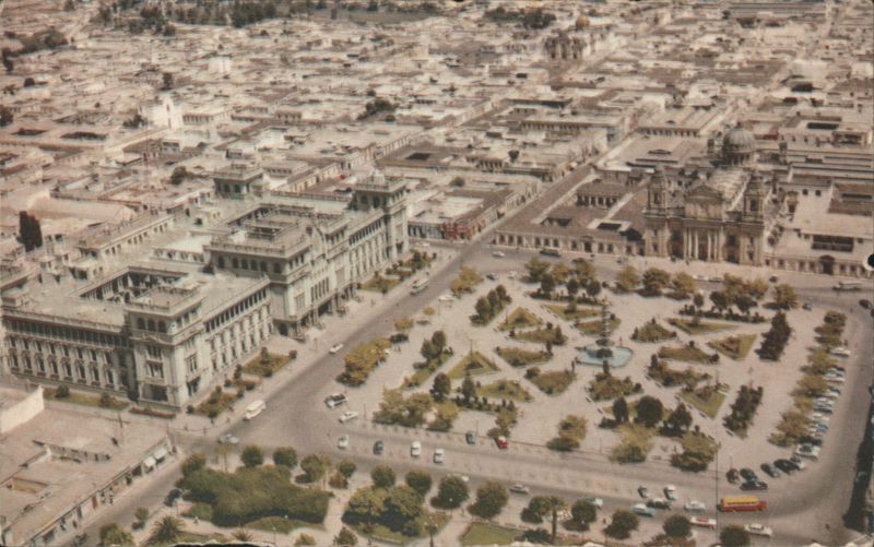 Aerial View of Guatemala City Foto Joya Heirs Central America