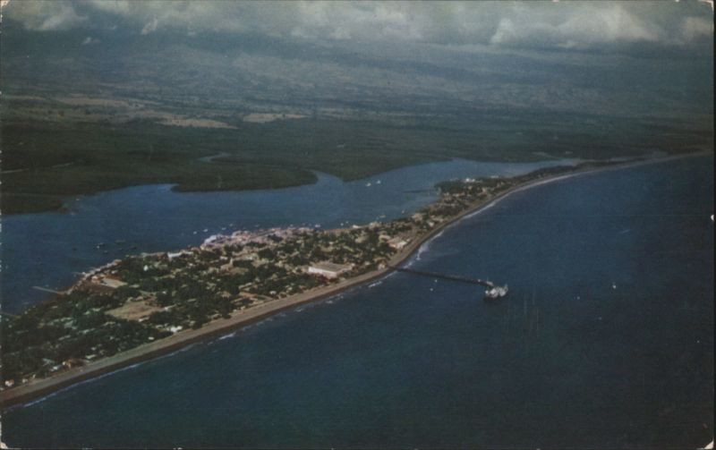 Aerial View, Puntarenas, Pacific Seaport Costa Rica