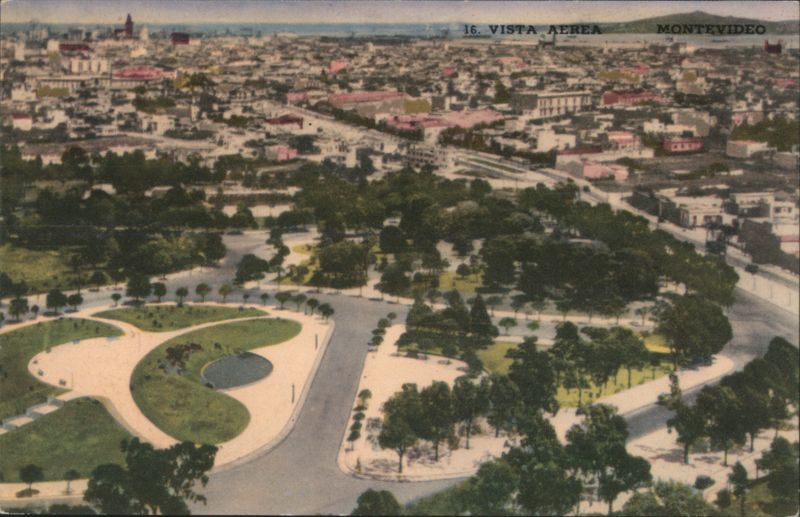 Vista Aerea, Aerial View, Montevideo Uruguay