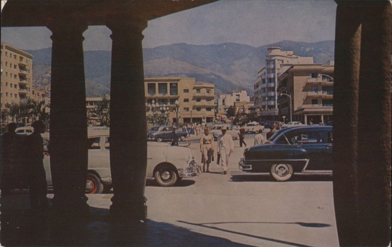 Street Scene in El Silencio, Caracas Venezuela Herbert Lanks