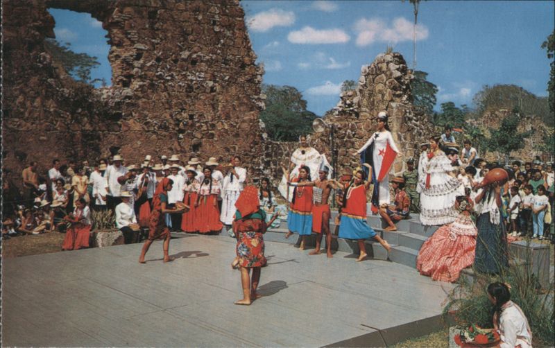 Folklore Presentation at Old Panama Ruins Panama City