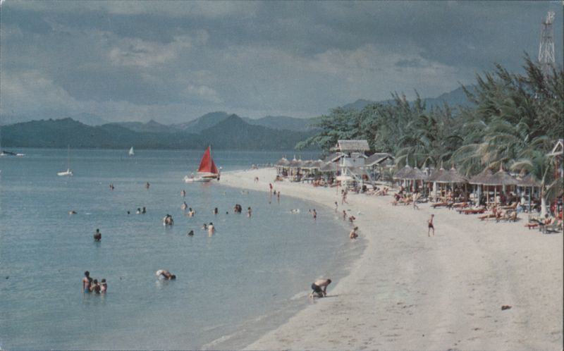 All Hands Beach, U.S. Naval Base, Subic Bay, R.P. Philippines