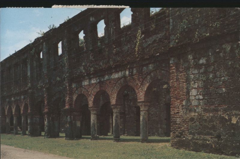 Ruins of the Custom's House, Portobelo Panama Foto Flatau