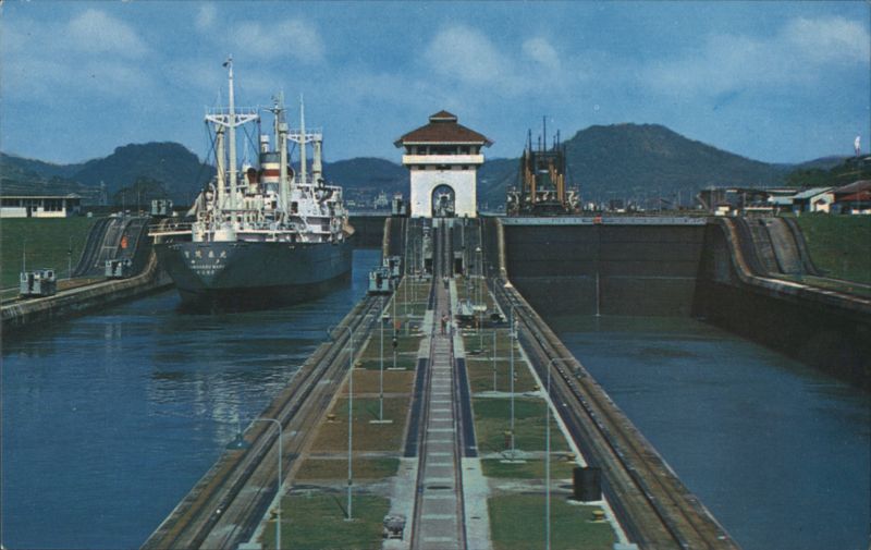 Miraflores Locks of the Panama Canal