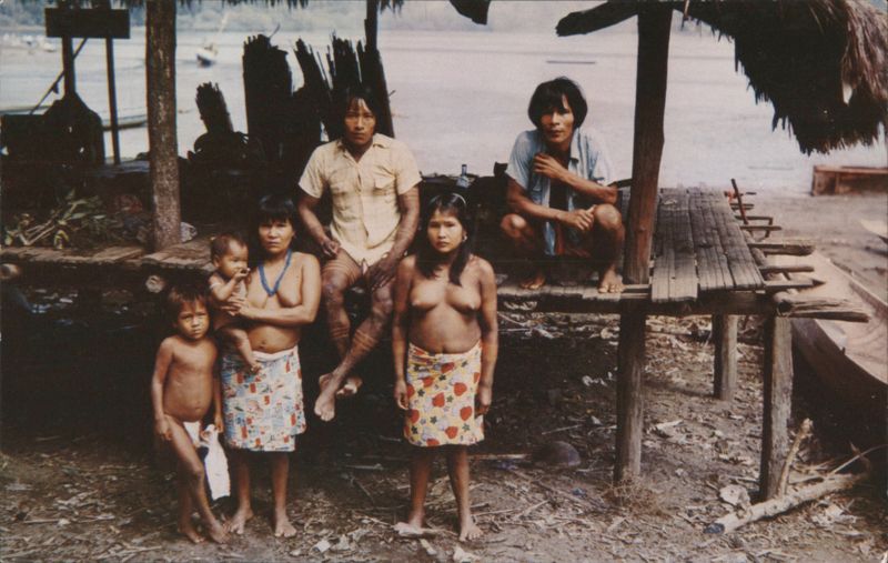 Choco Indians, Darién, Panama Foto Flatau