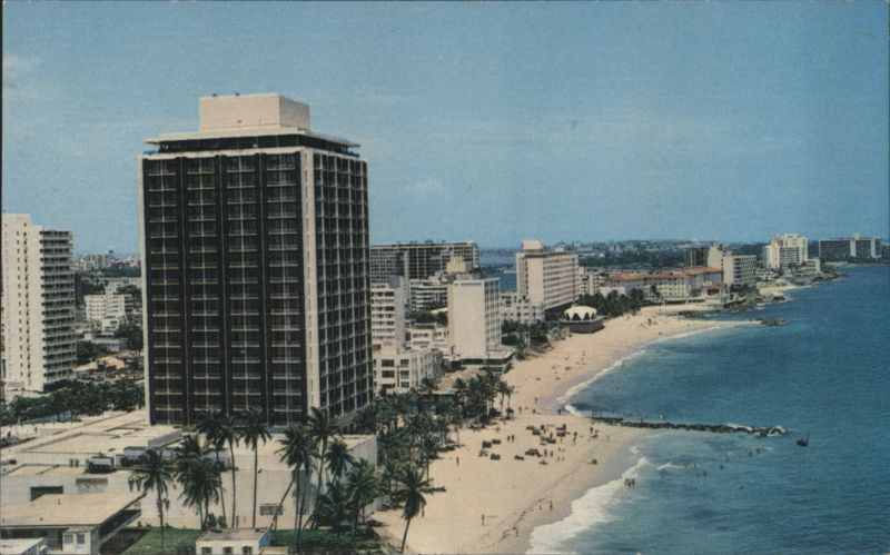 Hotel Row in Condado, San Juan Puerto Rico