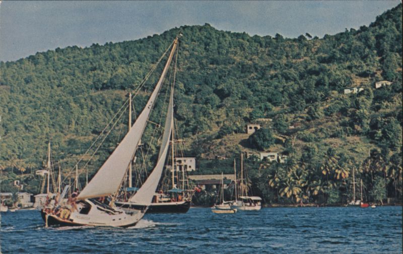 Yacht Sailing in Port Elizabeth, Bequia St. Vincent and the Grenadines