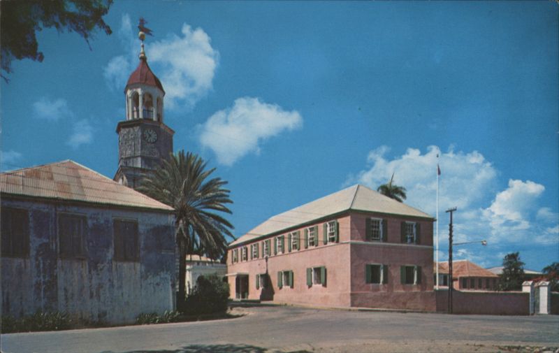View of the Post Office at Christiansted, St. Croix Virgin Islands U.S. Virgin Islands