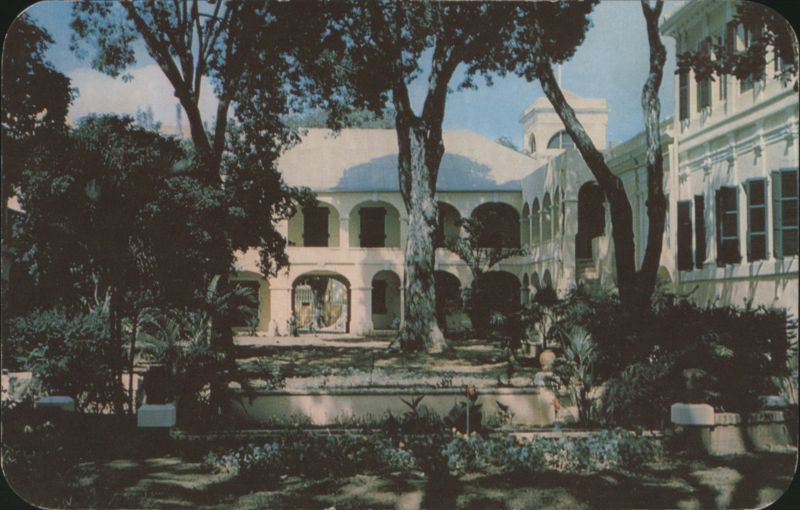 Courtyard of Government House, Christiansted Virgin Islands