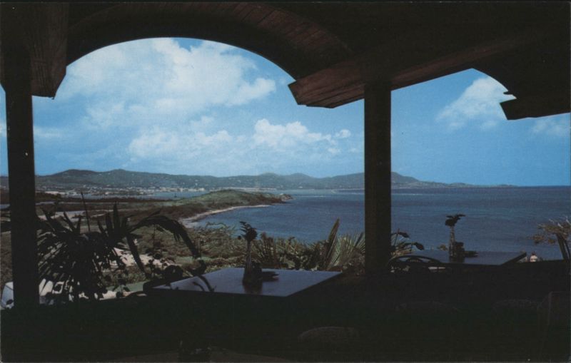 View of Christiansted from the Buccaneer Hotel, St. Croix U.S. Virgin Islands
