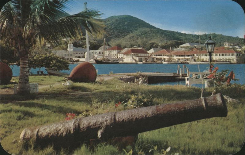 View of Christiansted, St. Croix from Protestant Cay Virgin Islands U.S. Virgin Islands