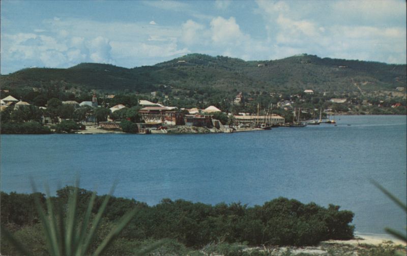 Christiansted Harbor and Town, St. Croix Virgin Islands