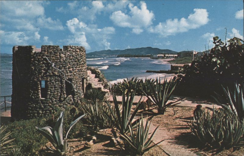 Stone Tower on the Coast, St. Croix Virgin Islands