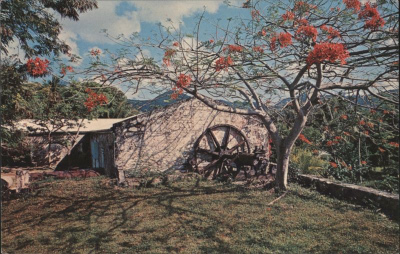 Ruins of Historic Sugar Factory at Estate Rust-Op-Twist St. Croix Virgin Islands