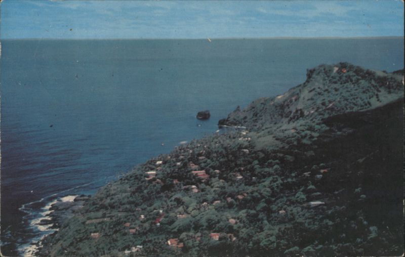 View of Adamstown, Pitcairn Island Pitcairn Islands