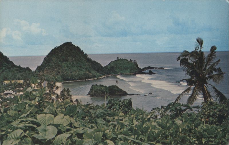American Samoa Coastal Scene South Pacific