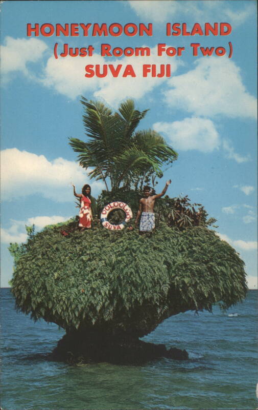 Honeymoon Island (Just Room For Two), Suva, Fiji Santa Singh