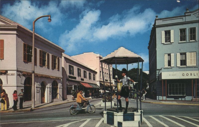 Policewoman in the 'Birdcage', Hamilton, Bermuda