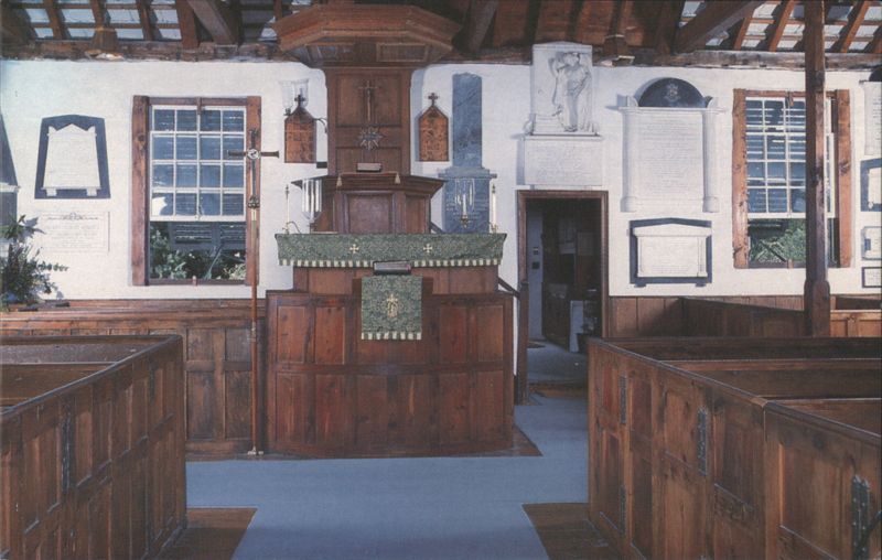St. Peter's Church Three-Decker Pulpit, St. George's Bermuda