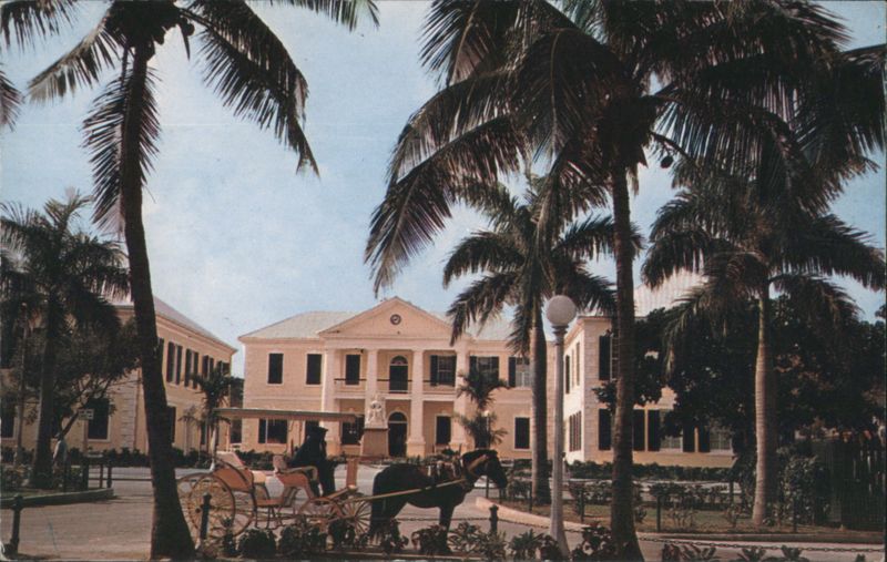 Government Buildings and Post Office, Nassau, Bahamas
