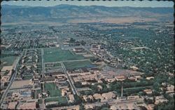Aerial View of Colorado State University, Ft. Collins, CO Postcard