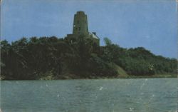 Tucker Tower on Beautiful Lake Murray, Ardmore, OK Postcard