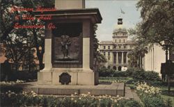 Johnson Square & City Hall, Savannah, GA Postcard