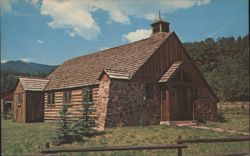 Community Chapel, Cucharas, Colorado Postcard