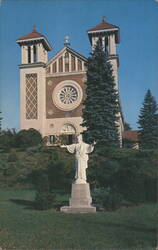St. Peter's Catholic Church, Northbridge, MA Postcard