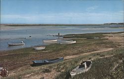 Shore line at the foot of the Cow Yard, North Chatham Postcard