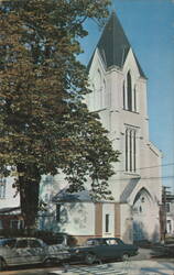 Baptist Church, Green Street, Newburyport, MA Postcard