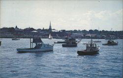 Newburyport Harbor, Newburyport, MA Postcard