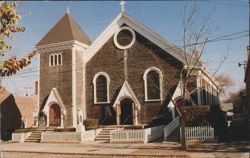 St. Mary-Our Lady of the Isle Church, Nantucket, MA Postcard