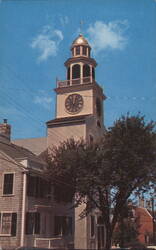 Nantucket's Town Clock Postcard