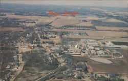Aerial View, Plains, Georgia Postcard