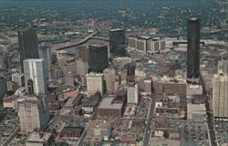 Atlanta, Georgia Skyline with Peachtree Plaza Postcard