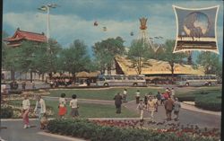 Court of the President of the USA, 1964 NY World's Fair Postcard