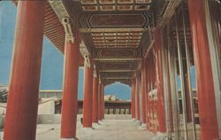 Chinese Pavilion Balcony, 1964 New York World's Fair Postcard