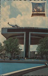 Port Authority Heliport, 1964 New York World's Fair Postcard