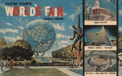 Views of the New York World's Fair, 1964-1965 Postcard