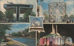 New York World's Fair 1964-1965 Collage Postcard
